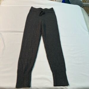 Women's Charcoal Knit Joggers